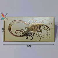 Kraft Paper Peacock Feather Theme Cash Envelope - Binding: Hardbound
