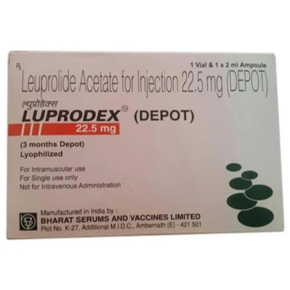 Luprodex  Leuprolide Injection 22.5 Mg - Origin: India