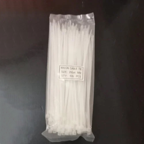 200x3.6 Mm Nylon Cable Tie - Color: White