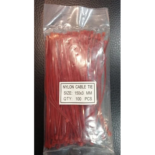 Red Colour Cable Tie - Features: Uv Resistant
