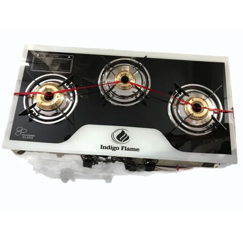 3 Burner Gas Stove - Dimension (L*W*H): 770X380 Millimeter (Mm)
