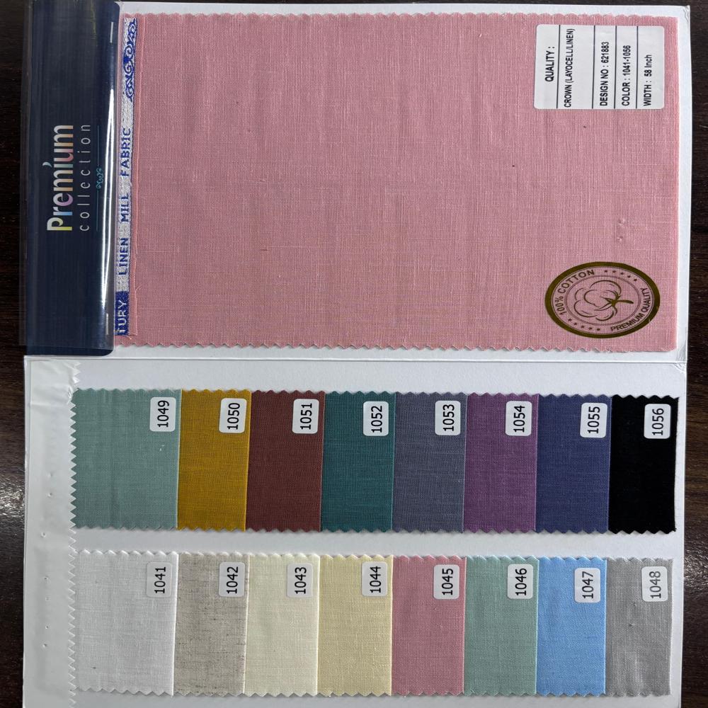Crown Linen Cottn Fabric Width 58