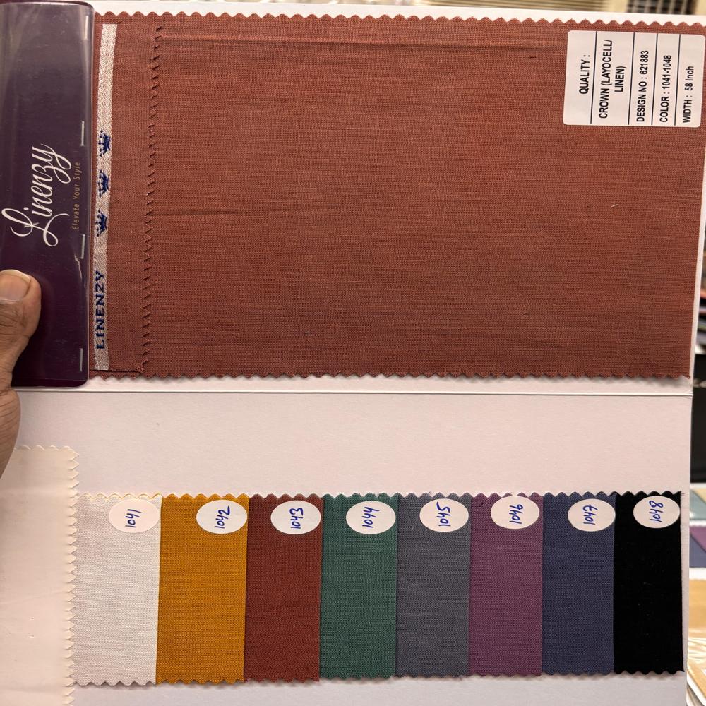 Crown Linen Cottn Fabric Width 58