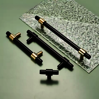 Luxe Cabinet Handle | Drawer Handle | Wardrobe Handle | Modern Dresser Handle | Cupboard Handle | Furniture Hardware - Color: Matte Gold