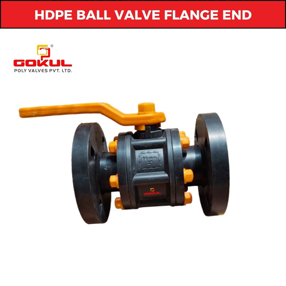 Pe Solid Ball Valves - Application: Industrial And Water Application