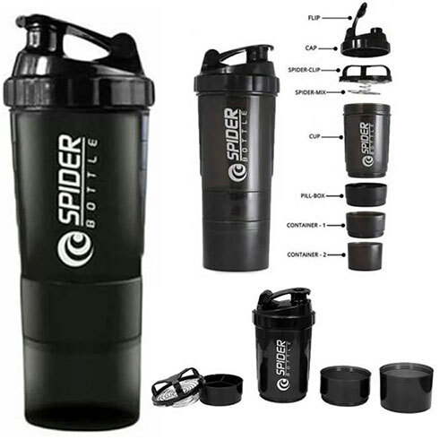Gym Multi-Use Sipper - Color: Black