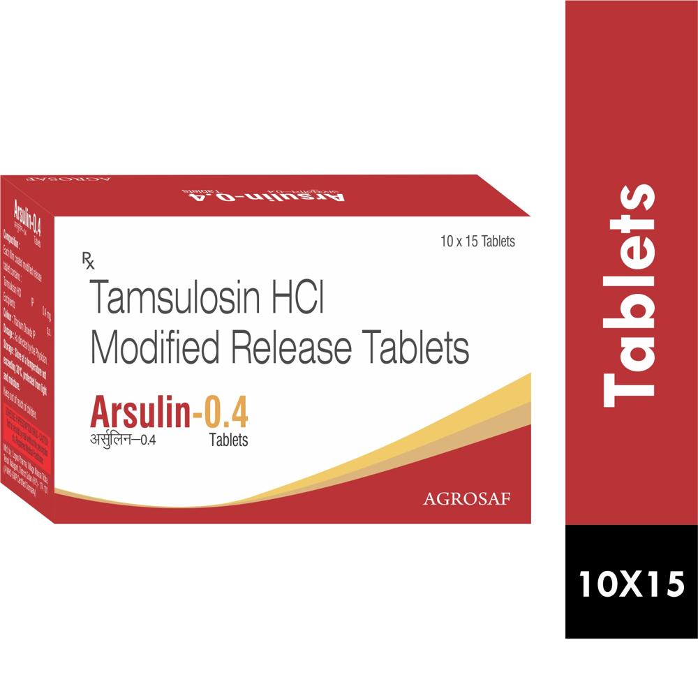 ARSULIN 0.4 TABLET - Tamsulosin Hydrochloride 0.4 mg