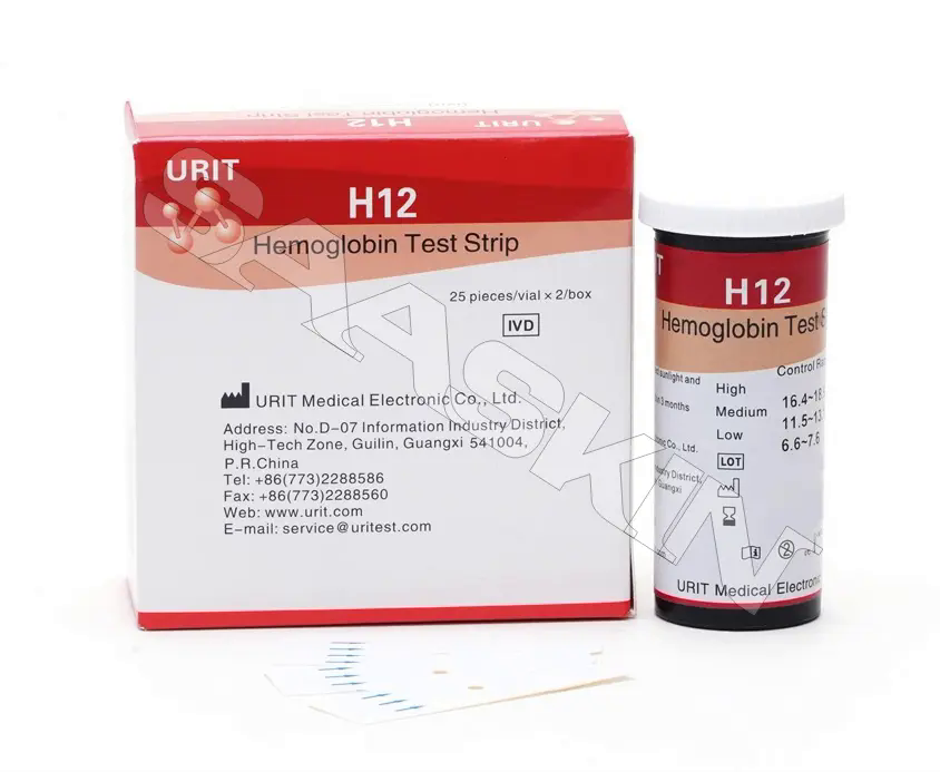 URIT 12 Hemoglobin Strips