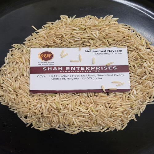 Pussa Brown Basmati Rice - Color: White