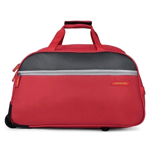 Red Duffle Bag - Design: Plain