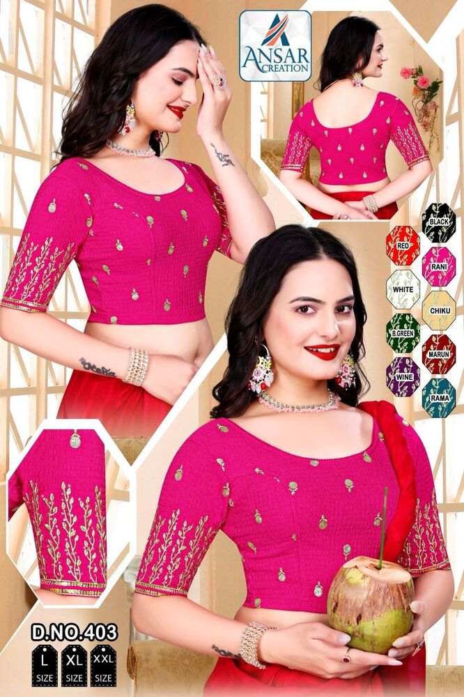 embroidery work blouse