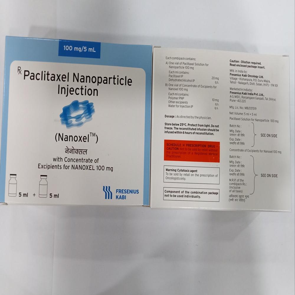 Nanoxel Paclitaxel Injection 100MG