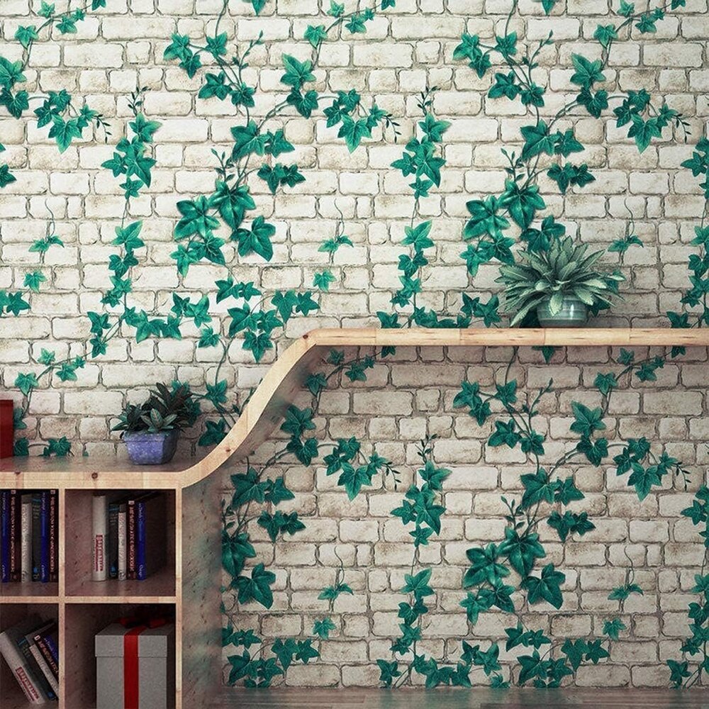 Pvc Self Adhesive Wallpaper Roll - 45x500 Cm | Modern Style, Waterproof, High-quality Pvc Material, Easy To Install And Maintain