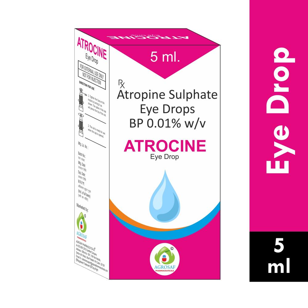 ATROCINE EYE DROP - Atropin Sulphate Ip (0.01% W/v) + Stabilized Oxychloo Complex (0.005% W/v)