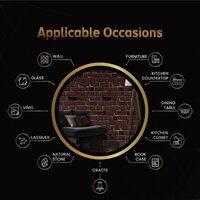 PVC Brown Brick Peel Off Stickers WallPaper for Wall Decor Self-Adhesive