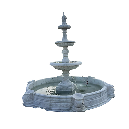 White Marble Indoor Fountain