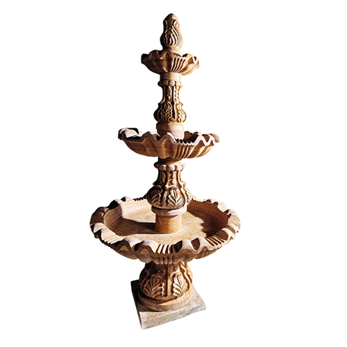 Stone Garden Fountain - Color: As Per Requirement