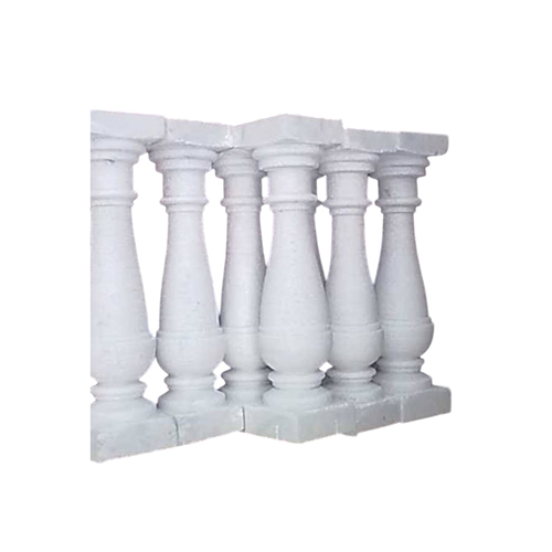 Makrana Marble Balcony Pillar