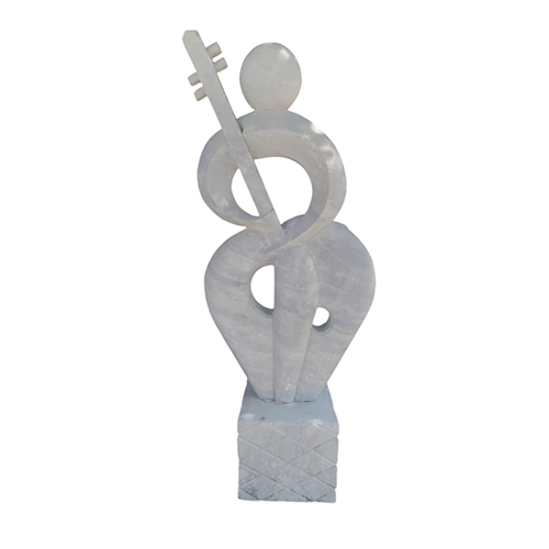 White Makrana Marble Statue