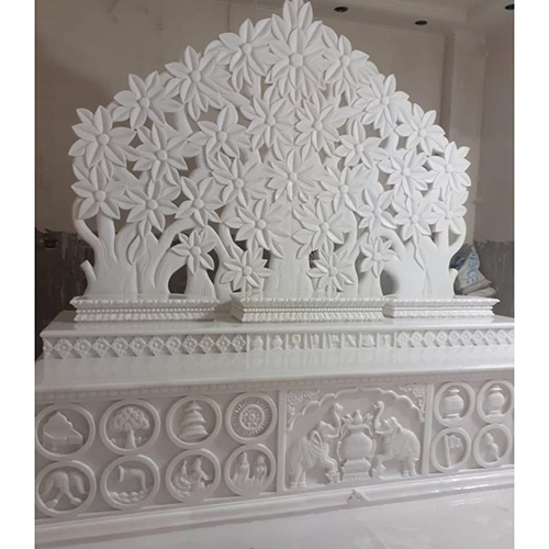 White Makrana Marble Temple
