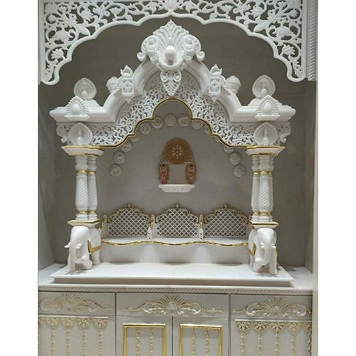 White Makrana Marble Temple