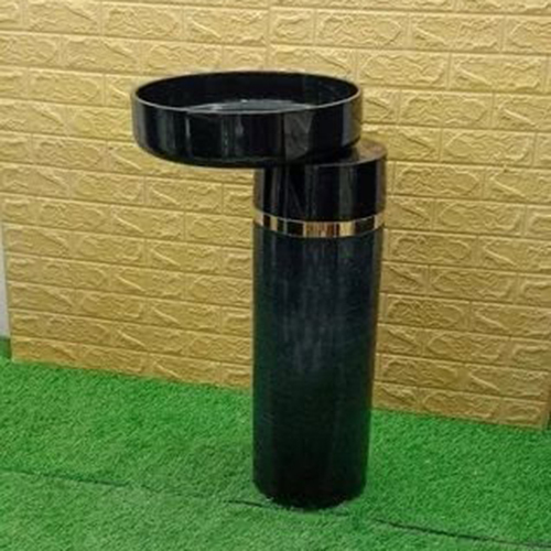 Black Stone Wash Basin - Design Type: Attractive
