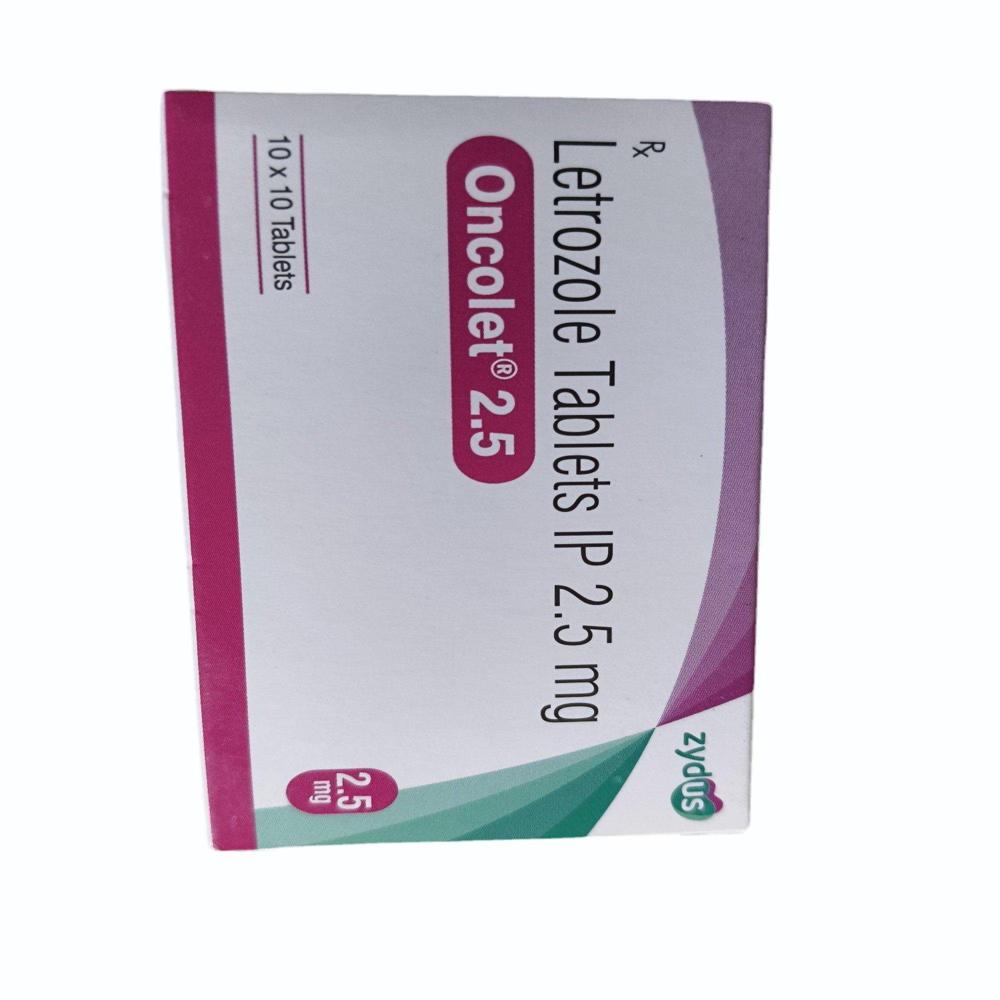 Oncolet Let-rozole Tablets 2.5mg - Ingredients: Natural Yeast
