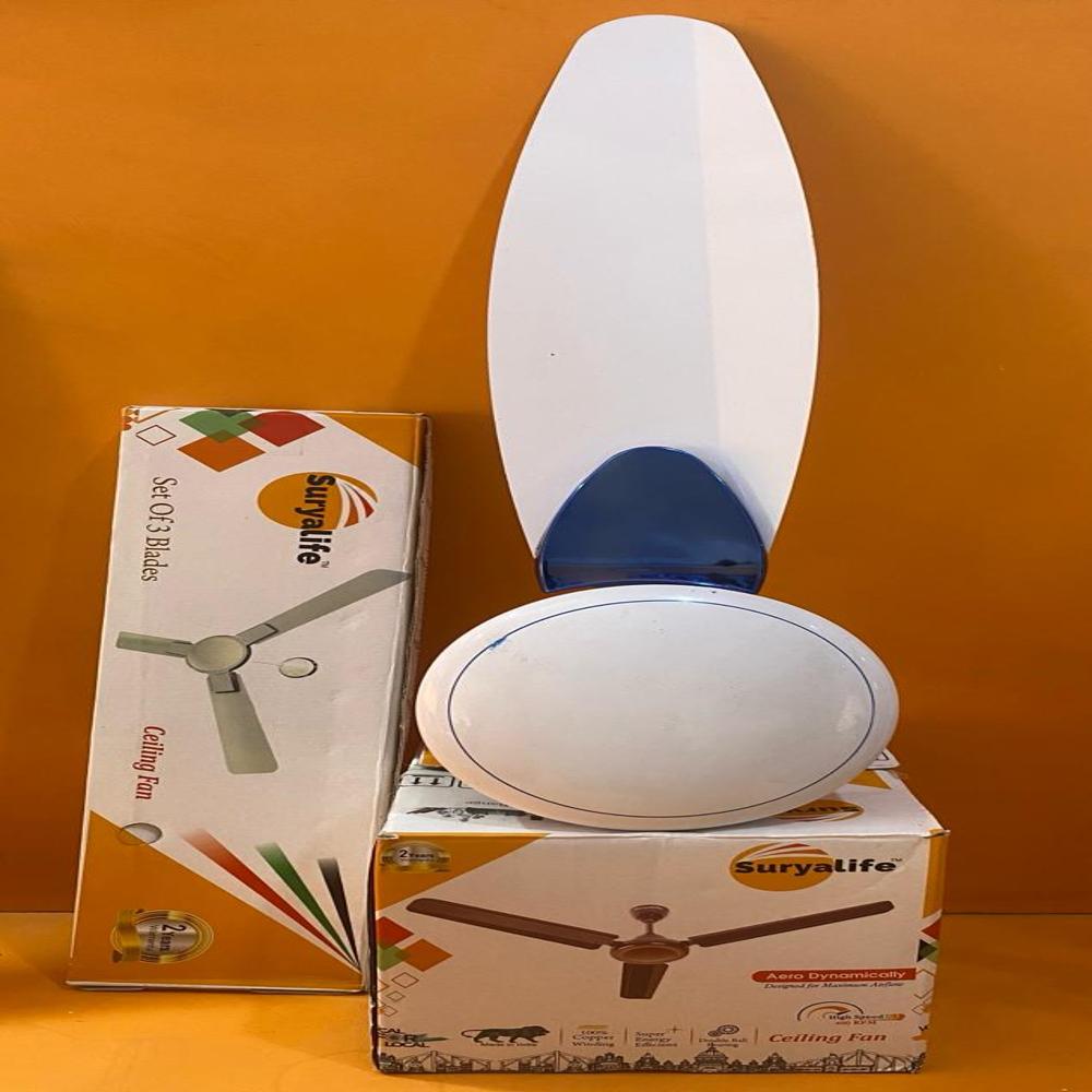 Coral Ceiling Fan - Color: White