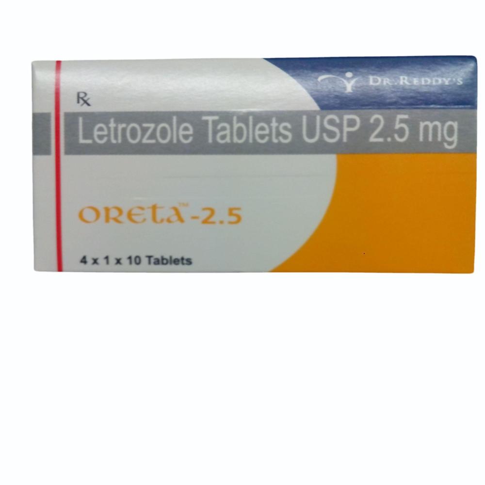 Oreta  Letrozole Tablets 2.5mg 