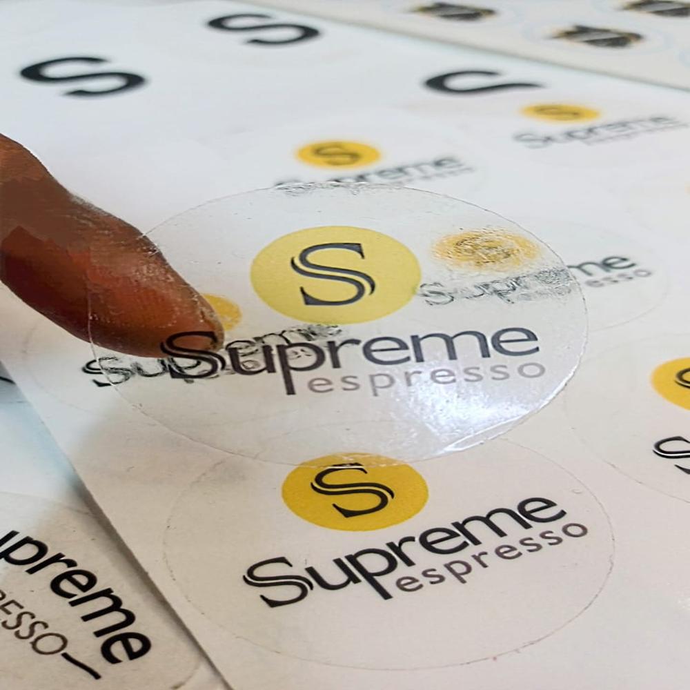 Custom Round Stickers - Pattern: Printed