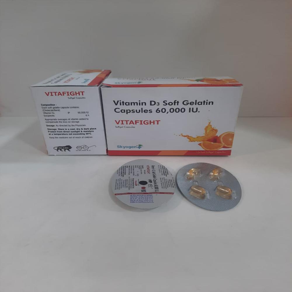 VITAMIN D3 SOFT GELATIN CAPSULES 60,000