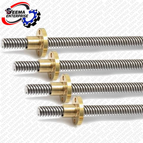 01_Industrial Acme Threaded Rod - Color: Silver