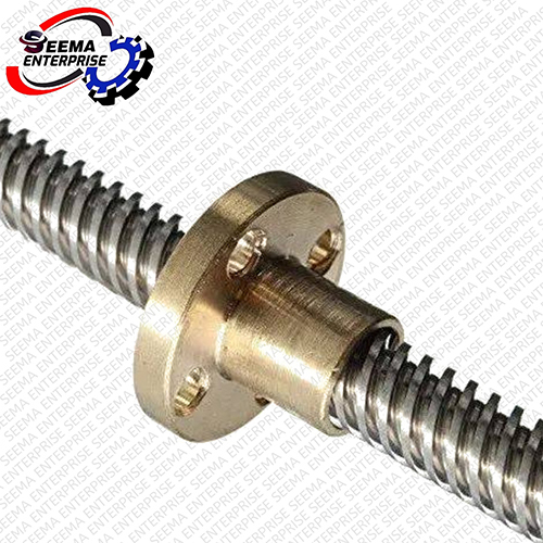 02_Industrial Acme Threaded Rod - Color: Silver