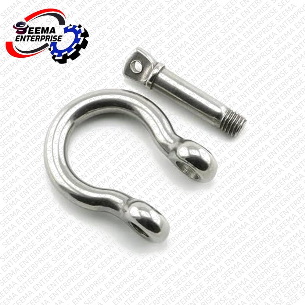 03_stainless Steel Bow Shackle - Color: Silver