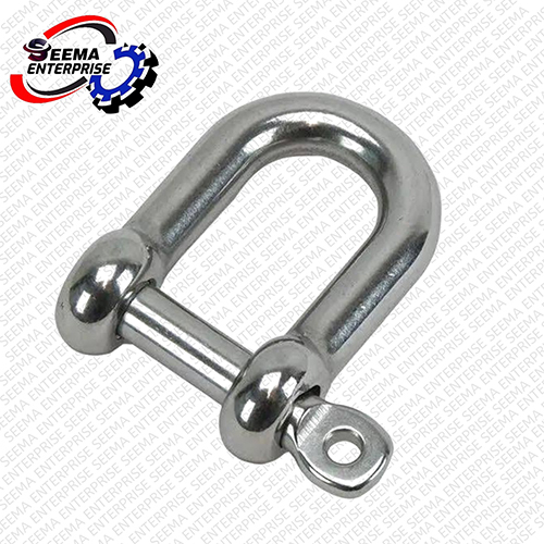 01_Stainless Steel Dee Shackle - Color: Silver