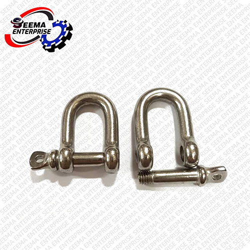 03_Stainless Steel Dee Shackle - Color: Silver