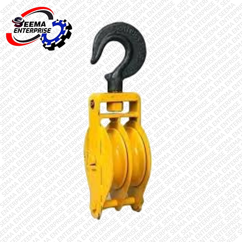 Manila Rope Pulley Block - Color: Yellow