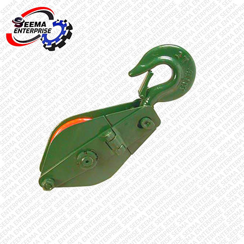 Manila Rope Pulley Block - Color: Yellow