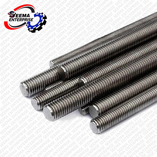 Metal Threaded Rod - Color: Silver