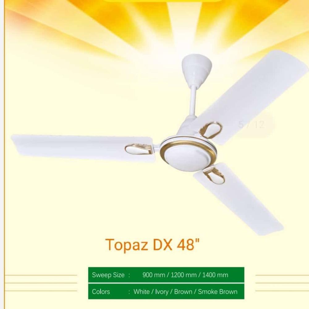 Topaz Dx Designer ceiling fan