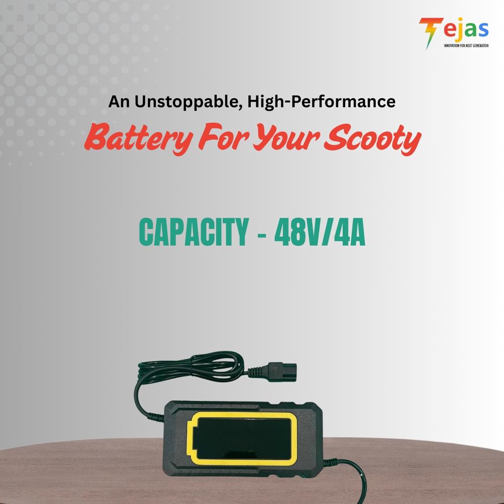 Percent Display Lead Acid Scooty Charger 48v/3a - Battery Life: 2-5 Years