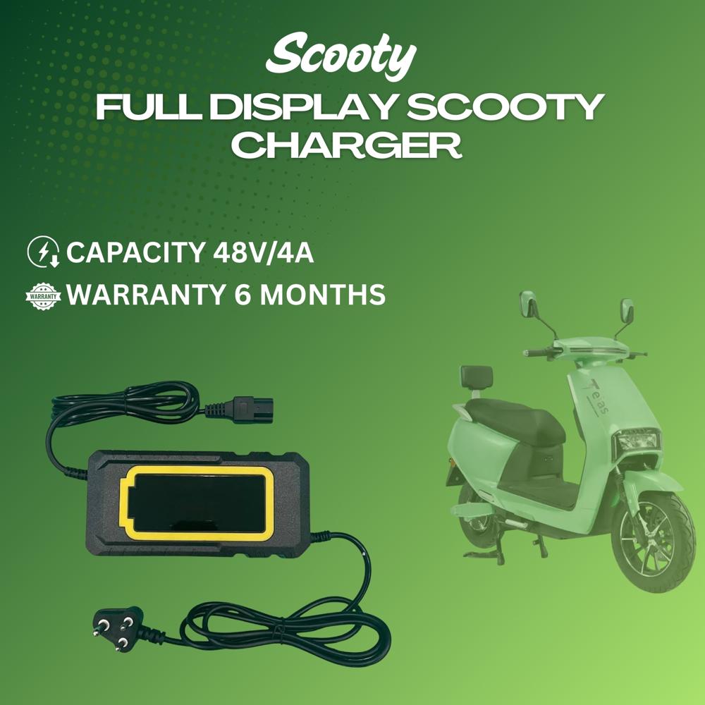 Percent Display Lead Acid Scooty Charger 48v/3a - Battery Life: 2-5 Years