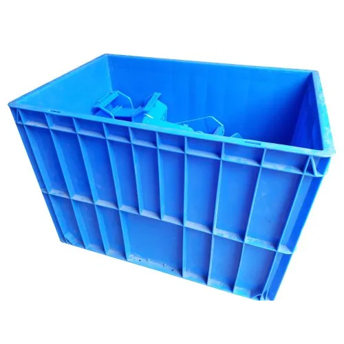 60Kg Blue Plastic Storage Crate - Load Capacity: 60 Kilograms (Kg)