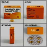 Cholecalciferol Soft Gelatin Capsules Usp - Brand Name: As Per Manufacturer