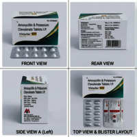 Amoxycillin And Potassium Clavulanate Tablets Ip - General Medicine, Suitable For Adults, Storage In Cool Place, Follow Dosage Guidelines 