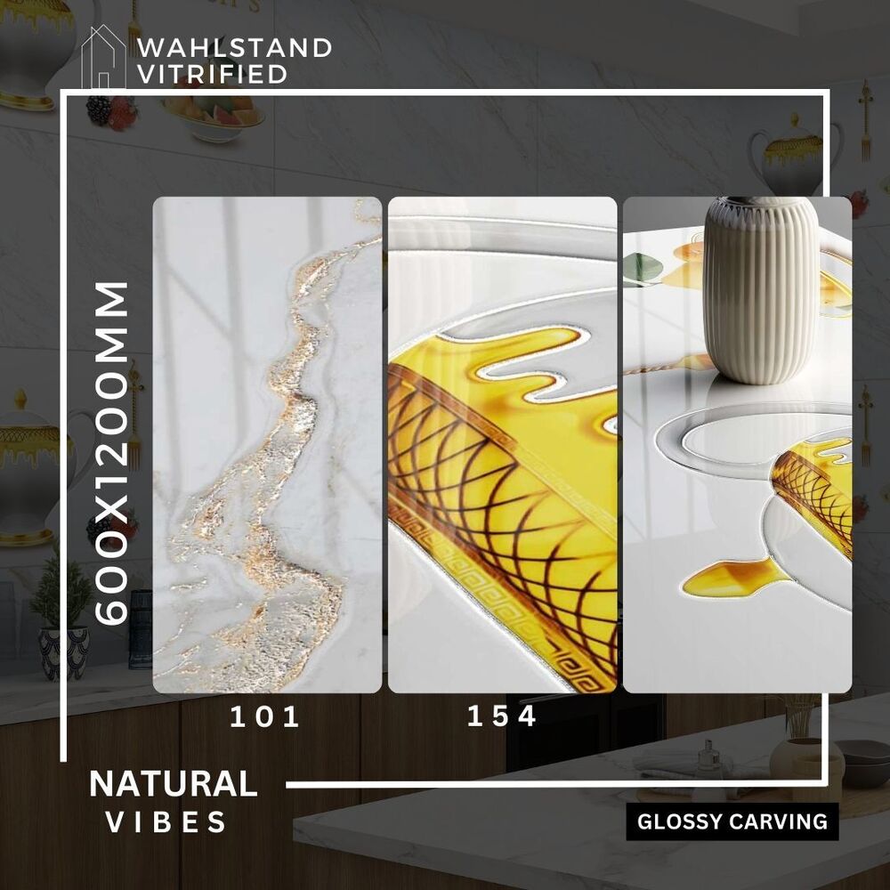 600 X 1200mm Glossy Prime Peak Concept Tiles