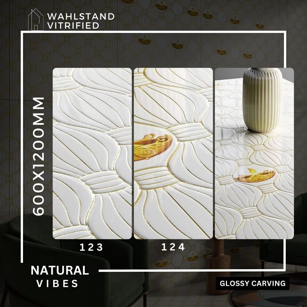 600 X 1200mm Glossy Prime Peak Concept Tiles