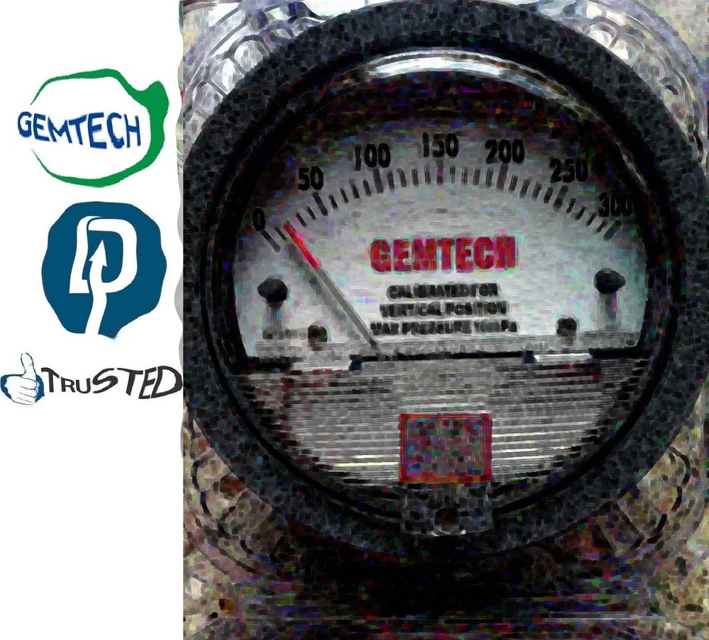 Gemtech G2015 Differential Pressure Gauges Range 0-15 Inch Wholesaler Delhi Ncr India