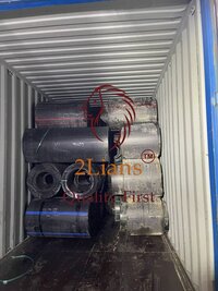 HDPE PE100 pipe cutting Black Scrap