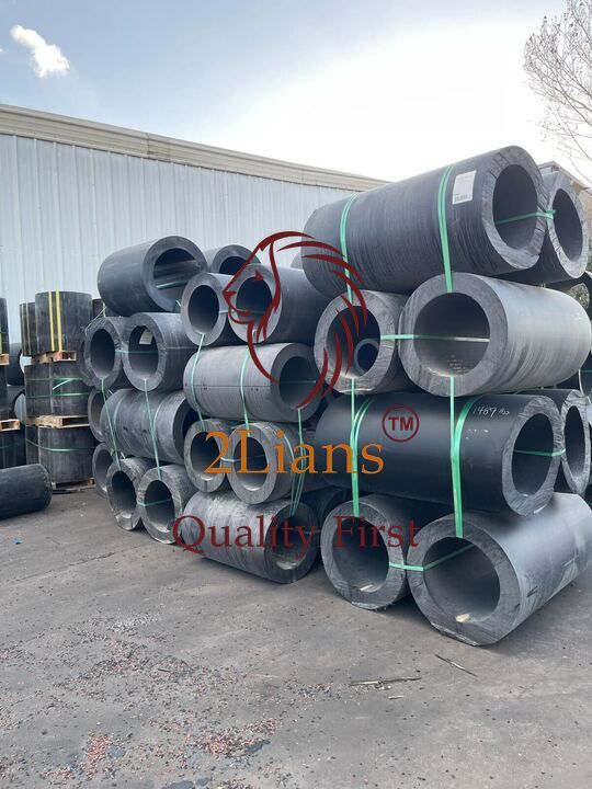 HDPE PE100 pipe cutting Black Scrap